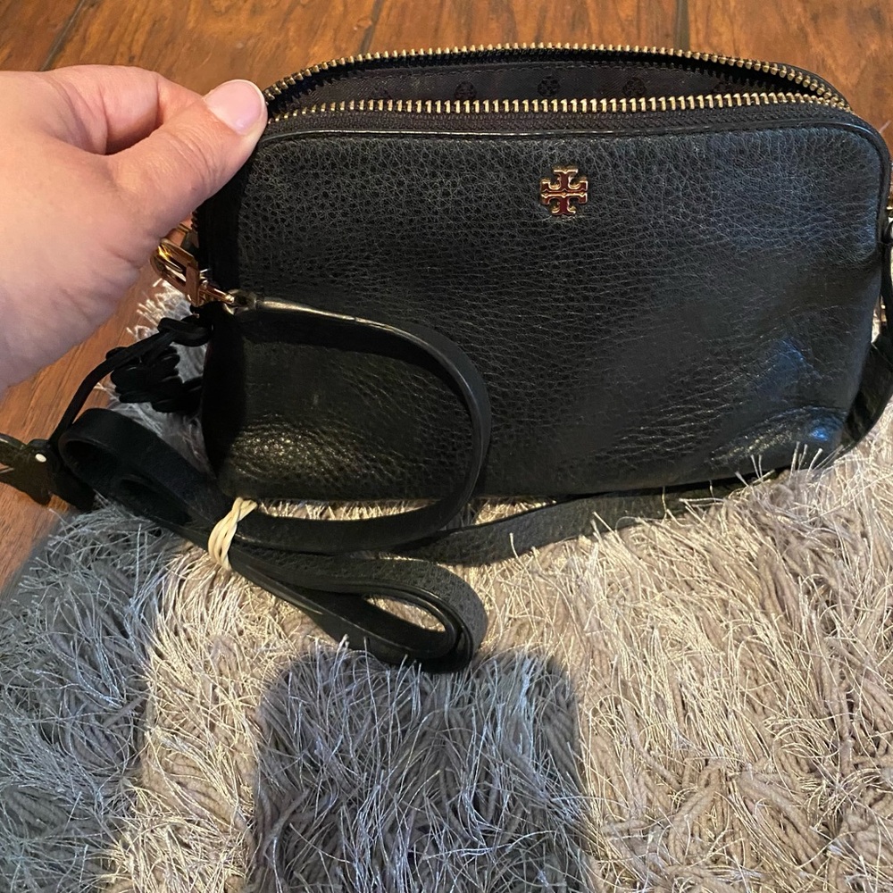 Black Tory Burch Leather Crossbody Bag - Picture 2 of 6